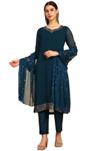 Soch Women Georgette Solid Suit Set