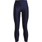 Under Armour Womens HeatGear Armour High Waisted Ankle No-Slip Leggings , Midnight Navy (410)/White , X-Large