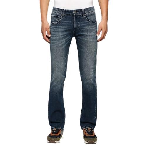Pepe Jeans MenS Regular Jeans (Pm207542Q033_Dark Used Indigo Blue