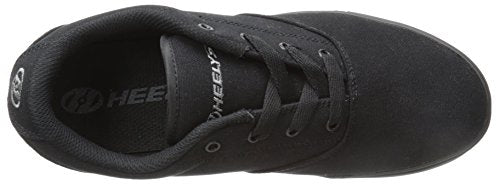 Heelys Launch-K Skate Shoe Black Canvas,7 M US Big Kid