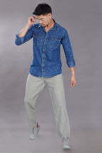 Divisive MenS Slim Fit Cotton Shirt