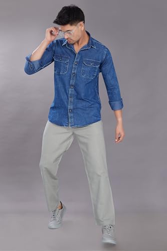 Divisive MenS Slim Fit Cotton Shirt