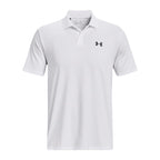 Under Armour Men's Performance 3.0 Polo, (100) White / / Pitch Gray, Medium