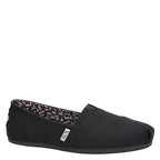 Skechers Women's Plush-Peace and Love Ballet Flat, Black, 10