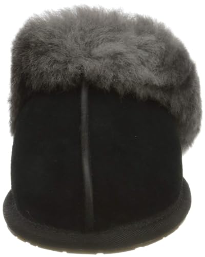 UGG Women's Scuffette Ii Slipper, Black/Grey, 10