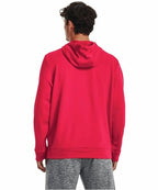 Under Armour mens Armour Fleece Big Logo Hoodie, (601) Red / / Black, Large