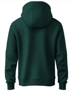 ADRO Men's Cotton Neck Hooded Sweatshirt (H24-BIRD-GRN-S_Green)