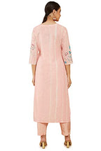 Soch Women Pink Crepe Digital Print Kurta Set