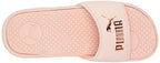 PUMA womens Cool Cat Slide Sandal, Cloud Pink-rose Gold, 10 US