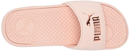 PUMA womens Cool Cat Slide Sandal, Cloud Pink-rose Gold, 10 US