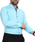 Tee Projekt Casual Cotton Long Sleeve Shirt for Men Formal Wear Regular Wear