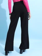 Ketch WomenS Regular Casual Pants (Khtr000408_Black