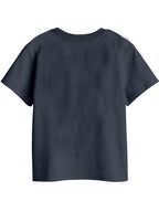 Bon Organik Girls Regular Fit T-Shirt (BON16030_Dark Blue