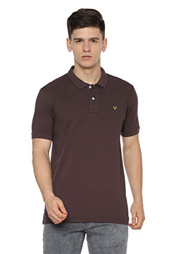 Allen Solly Men Regular Fit Solid Polo Shirt