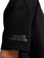 The Souled Store Official Batman: The Bat Sigil Men Oversized T-Shirts Black