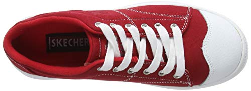 Skechers womens Roadies-true Roots Sneaker, Red, 10 US