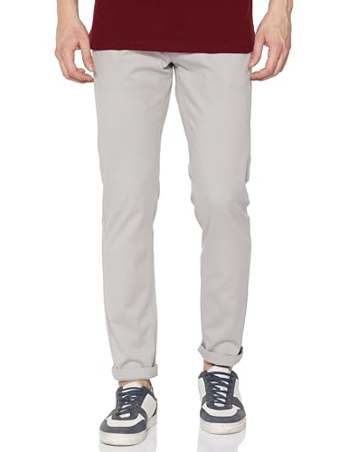 FYLTR Mens Regular Khakis (FYLSS23MK-004_Grey-Tastic
