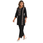 SHIENZY Ethnic Co-Ord Set | Casual Pant Top for Women | Fancy Kurta Set | Full Dress Pair | Stylish Kurti Outfit | Co-Ordination
