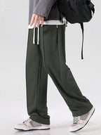 Greciilooks MenS Lycra Cargo Track Pants  Loose Fit Joggers For Men | Korean Style Travel & Lounge Wear With Pockets