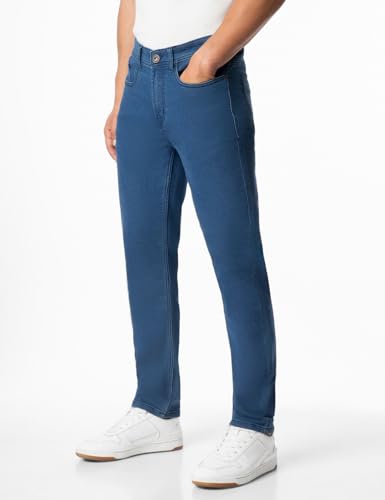 INKD Mens Regular Jeans (INKAW23MJN-020_Indigo-Deep Neptune