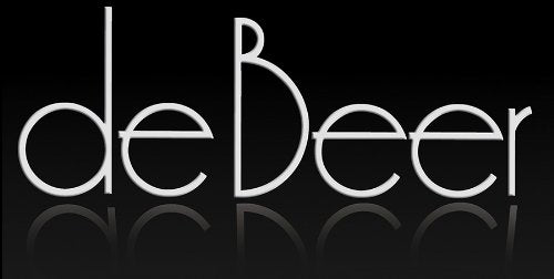 deBeer Jubilee Style Link Metal Watch Band - Silver - 22mm