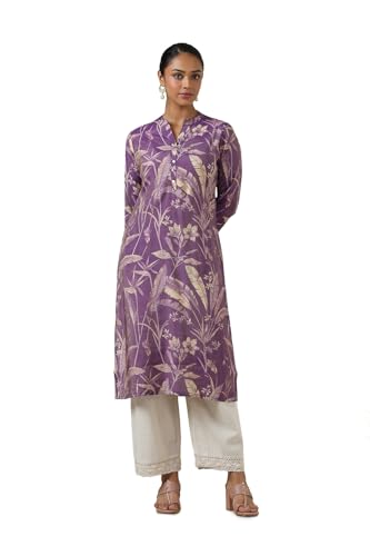 Soch Women Tissue Botanical Regular Kurta (cws5ku61084