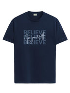 ADRO Men's Solid Regular Fit T-Shirt (RN24-INV-NB_Navy Blue