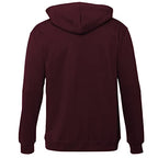 ADRO Men's Cotton Neck Hooded Sweatshirt (H22-M-INV-MR_Maroon)