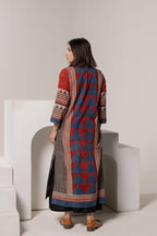 ANNI DESIGNER Womens Rayon Viscose Printed Straight Kurta (BHAVA Multi_XL_Multicolor_X-Large)