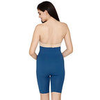 Zivame All Day Highwaist Butt Enhancing Thigh Shaper for Women - Poseidon Blue
