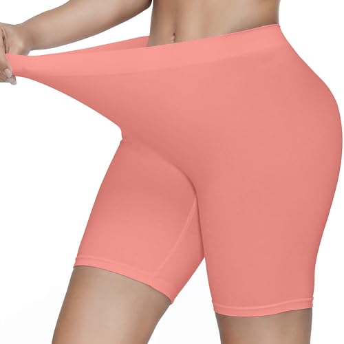 KYDA Womens Anti Bacterial Cycling Shorts, Under Skirt Biker Shorts, High Waist Stretchable Yoga Shorts & Gym Workout Skin Fit 