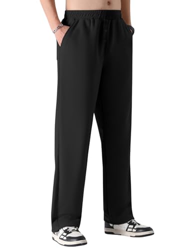 GRECIILOOKS Regular Fit Track Pant for Men (Gl-Tp-1017-Xl-Black)