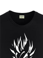 ADRO Regular Fit Tshirt for Men | Printed T Shirt for Men | 100% Cotton T-Shirt |Printed T Shirt | T-Shirts | Rn24-Gok-Bl-M Blac