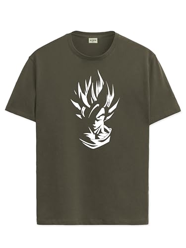 ADRO Tshirt for Men | Printed T Shirt for Men | 100% Cotton T-Shirt |Printed T Shirt | T-Shirts | RN24-GOK-OL-L Olive