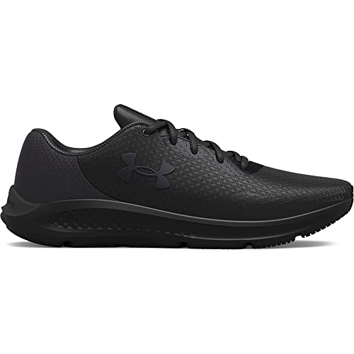 Under Armour Men's Charged Pursuit 3 Running Shoe, Black (002)/Black, 10.5