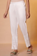 Aurelia Womens Slim Trousers (24FEA60343_White