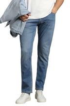 Louis Philippe Men Blue Mid Slim Fit Jeans