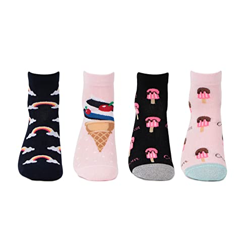 Bonjour Designer/Funky/Casual Ankle Length Socks For Kids-Girls