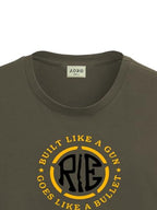ADRO Men's Solid Regular Fit T-Shirt (RN24-BUL-OL_Olive