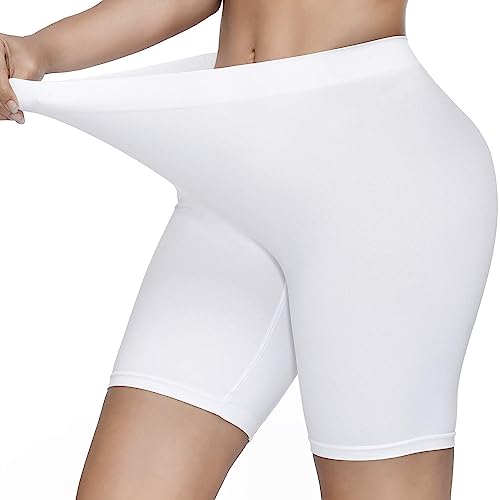 KYDA Womens Anti Bacterial Cycling Shorts, Under Skirt Biker Shorts, High Waist Stretchable Yoga Shorts & Gym Workout Skin Fit 