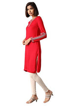 W For Woman Women'S Acrylic Regular Kurta (20Now14694-C4367_Pink_8)