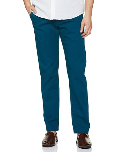 FYLTR Mens Regular Khakis (FYLSS23MK-004_Surreal Teal_32)