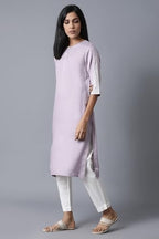 W For Woman Polka Print Kurta