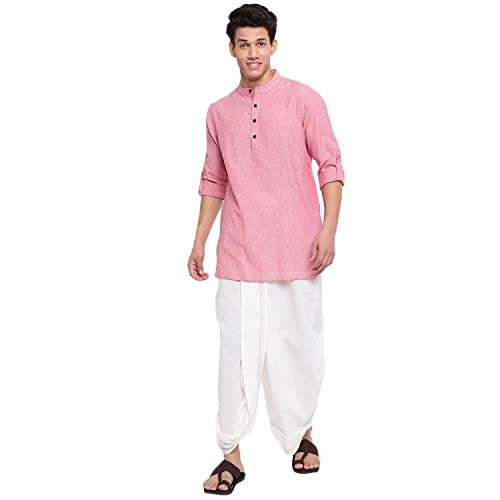 Fabindia Men Chinese Collar Kurta Set Cotton_M