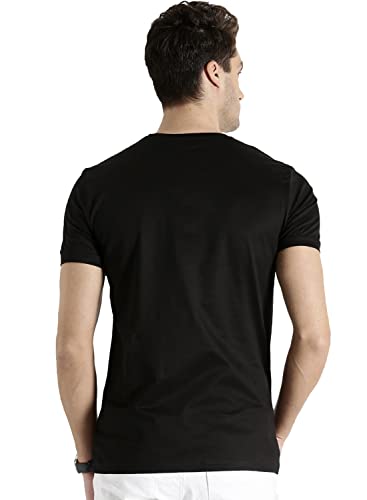 ADRO Graphic Design Mens Printed T-Shirts (RNR-M-LNL-BL_Black_2XL)