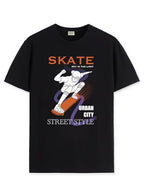 ADRO T Shirts for Boys & Girls | Skate Street Style Printed T-Shirt | Ages 3-14 | 100% Cotton Round Neck Tshirt for Boys |KRN-L2