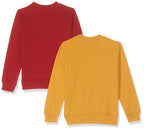 T2F Boys Cotton Printed Round Neck Sweatshirt (Pack of 2)