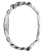GUESS Women's Silver-Tone Multi-Chain Bracelet Watch with Self-Adjustable Links. Color: Silver-Tone (Model: U1117L1)