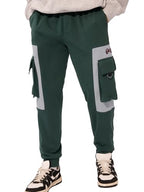 The Souled Store Utility Joggers Urban Terrain Men and Boys Elasticated Toggles Leg Closure Beige Printed Cotton Blend Baggy Fit