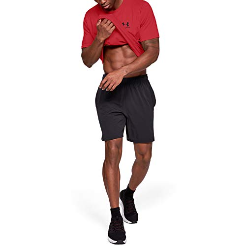Under Armour Men's UA Sportstyle Left Chest Short Sleeve Shirt LGT Red